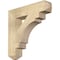 Ekena Millwork Merced Craftsman Rough Sawn Bracket, Douglas Fir, 4"W x 20"D x 20"H BKT04X20X20MRC04RDF - alternate 1